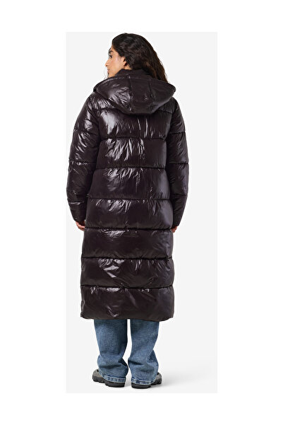 Noisy May NMALLIE Extra Dlouhá Lesklá Prošívaná Bunda DD