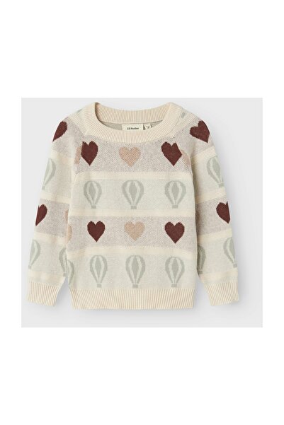 Lil' Atelier NMFLAMAI KIS LS Pletený svetr LIL