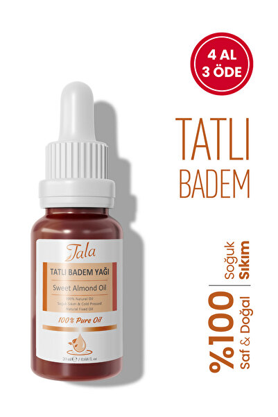Tala Tatlı Badem Yağı %100 Saf ve Doğal Soğuk Sıkım 20 Ml