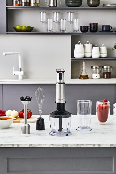 Karaca Inox Quick Mix Hız Ayarlı 1300W El Blender Set - 9637B