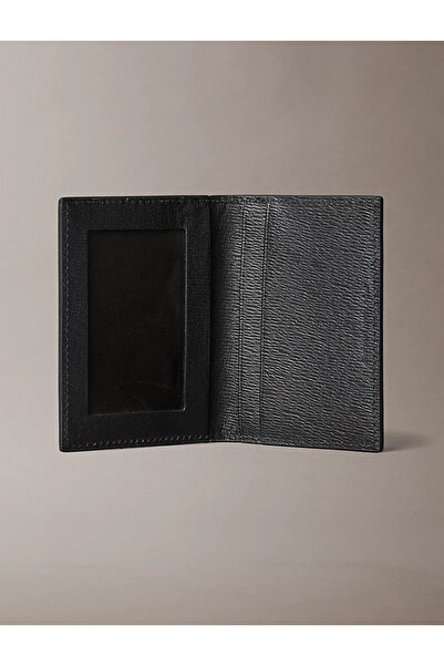 Calvin Klein Calvin Klein Herren-Geldbörse aus schwarzem Saffiano