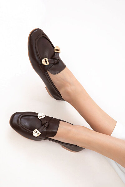 SOHO Braune Damen-Loafer-Schuhe 21162