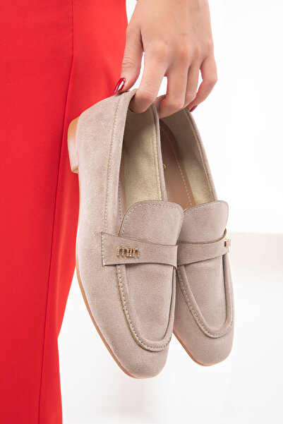 SOHO Γυναικεία Loafer παπούτσια Mink Suede 21163