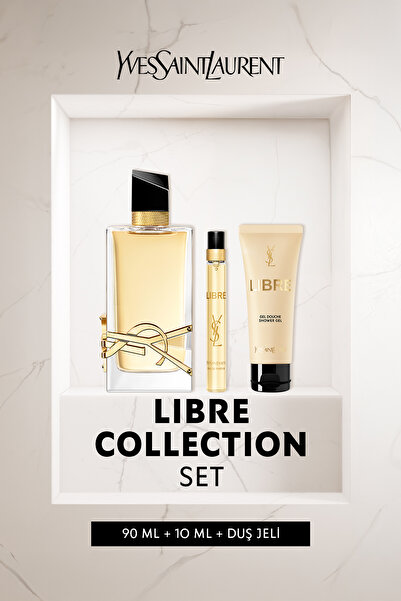 Yves Saint Laurent Libre EDP 90 ml & 10 ml & Duş Jeli Parfüm Seti 7829999999100