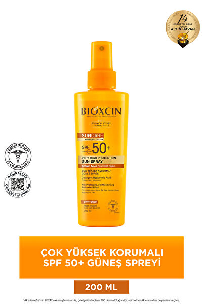 Bioxcin Sun Care Çok Yüksek Korumalı Güneş Kremi 50 Spf 200 Ml Tüm Ciltler İçin