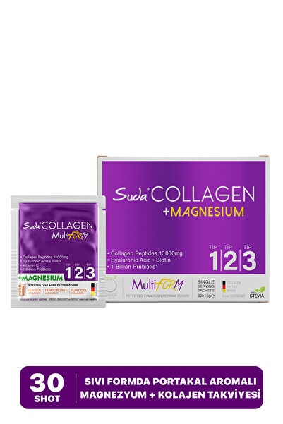 Suda Collagen Multiform Magnezyum Orange 15gx30 Saşe