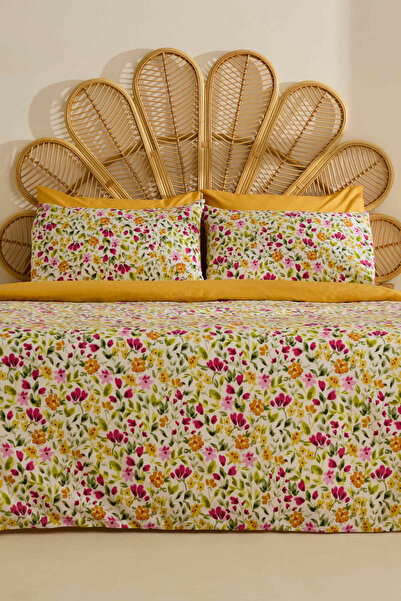 Sarah Anderson Sarah Anderson Bloomsy Single Duvet Cover Set Pink