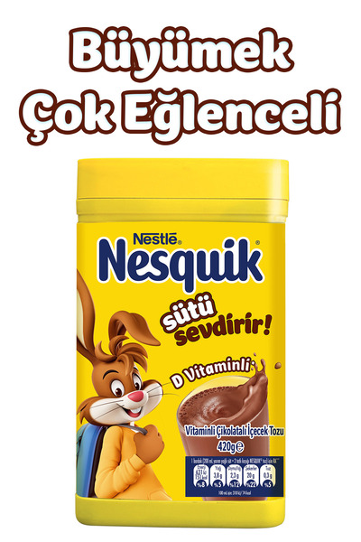 Nesquik Nestle Çikolatalı Toz Içecek 420 gr