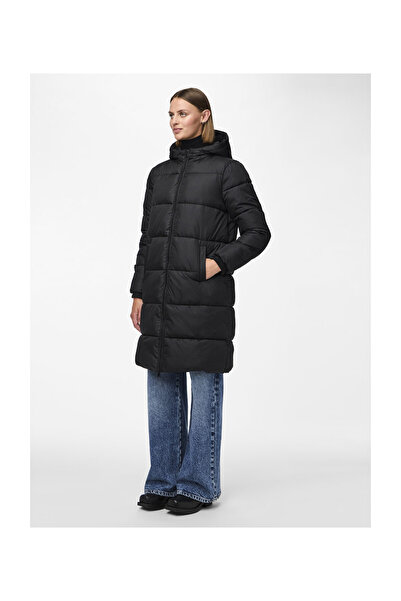 PIECES Bunda pro ženy/dívky černá