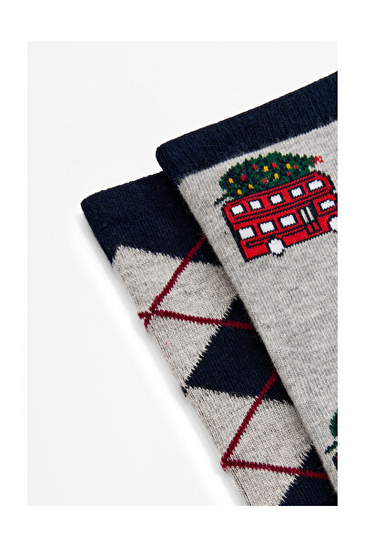 LEFTIES Woman Woman | Pack of 2 Contrasting Christmas Socks
