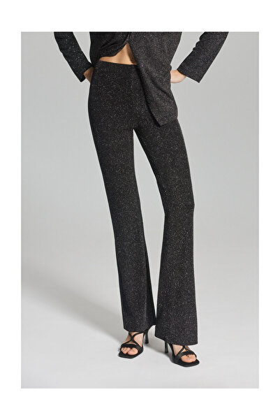 LEFTIES Woman Shimmery Bell Bottom Trousers