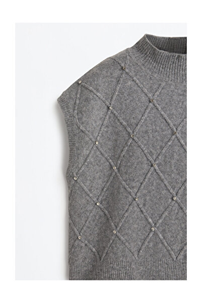 LEFTIES Dámský top s kamínkovou aplikací