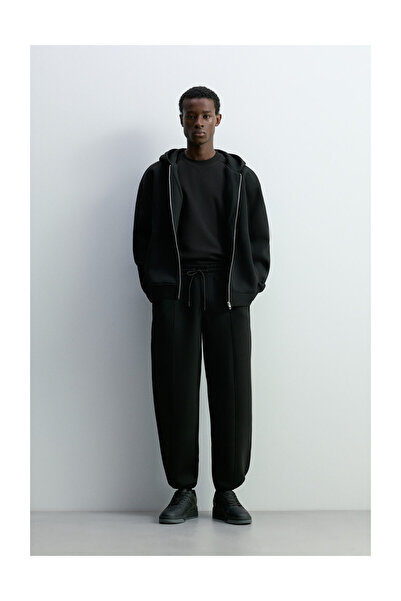 LEFTIES Pánské tepláky s neoprenovým efektem