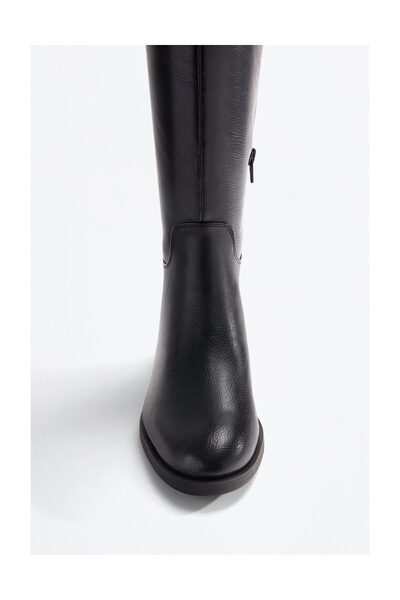 LEFTIES Dámské jezdecké boty s plochou podrážkou