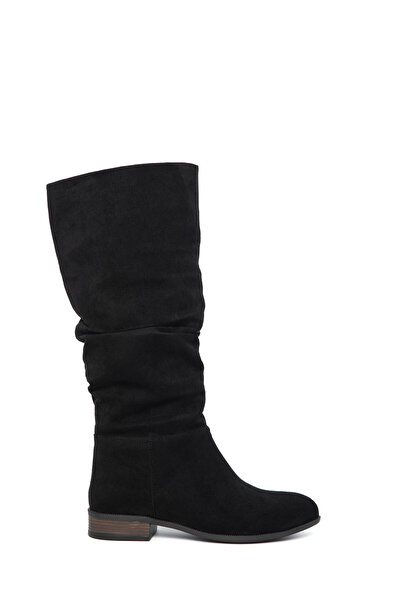 SOHO Black Suede Women's Boots 21184