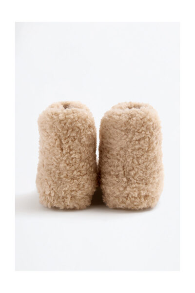LEFTIES Woman Faux Fur Ankle Booties