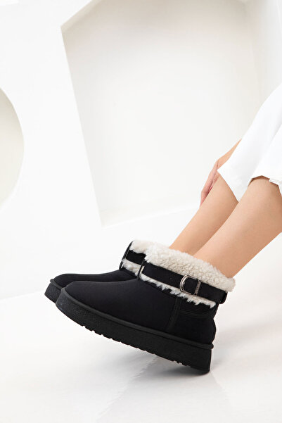 SOHO Black Suede Women's Boots & Booties 21187