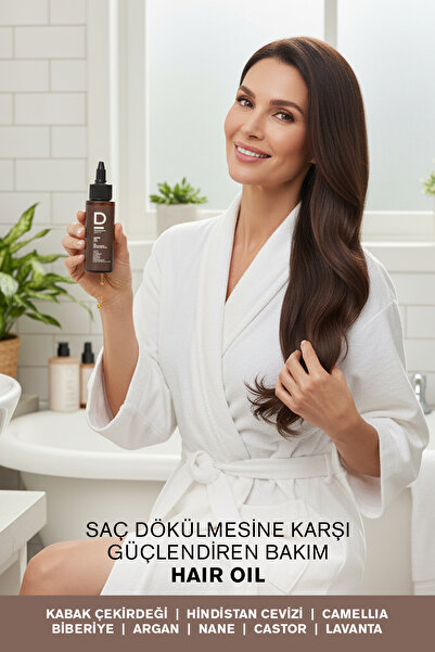 Dermoskin Hair Care Oil |   Anti-Hair Loss |   Argan Oil |   Castor Oil |   Rosemary Oil |   50 ml