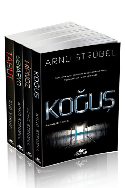 Pegasus Yayınları Arno Strobel Psikolojik Gerilim Romanları Seti (4 Kitap)