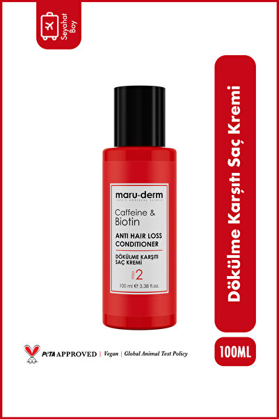 Maru.Derm Seyahat Boy - Saç Dökülme Karşıtı Saç Kremi 100 ml | Tüm Saç Tipler...