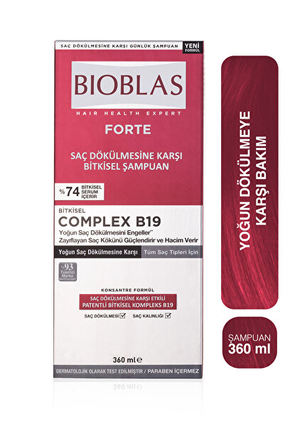 Bioblas Forte Şampuan 360 ml - Yoğun Dökülme Şampuanı