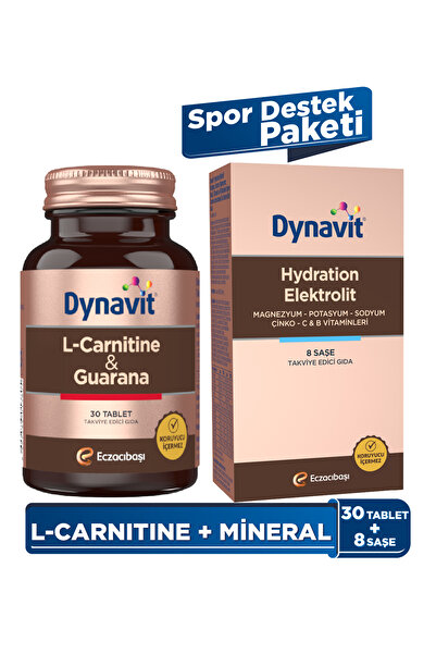 Dynavit L-Carnitine Guarana & Hydration Elektrolit - Spor Destek Paketi