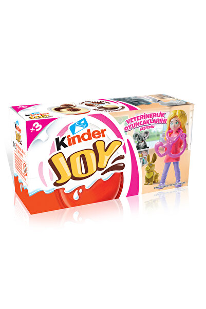Kinder Joy Yumurta Çikolata Kızlar 20 Gr 3'lü