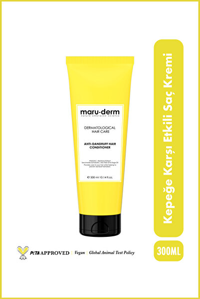 Maru.Derm Saç Kremi | Kepeğe Karşı Etkili Saç Kremi 300 ML | Normal/yağlı Saç...