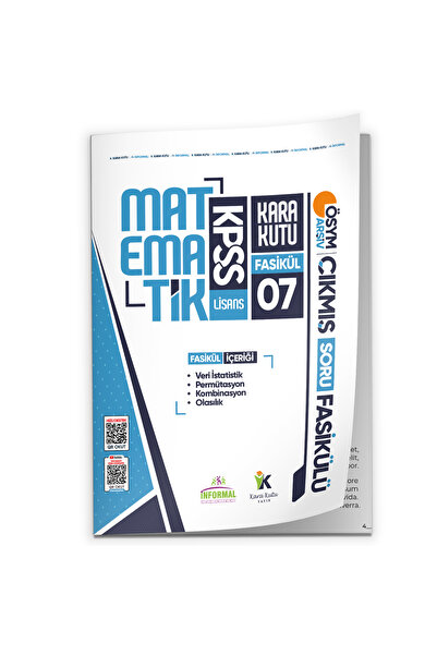 Karakutu Yayınları 2026 KPSS Matematik Kara Kutu 7.Fasikül ÖSYM Çıkmış Soru B...