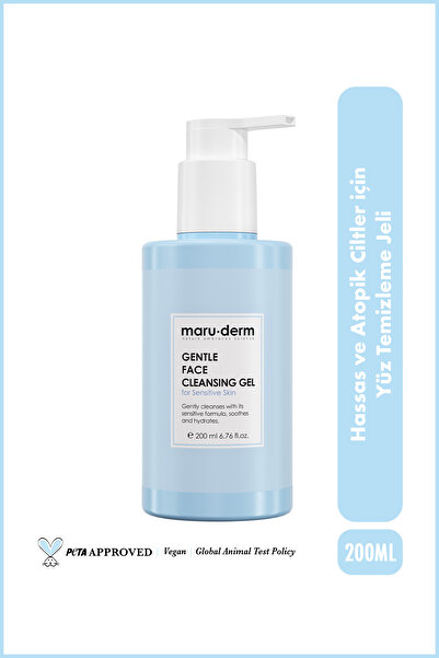 Maru.Derm Hassas Ve Atopik Ciltler Için Yüz Temizleme Jeli 200 ML