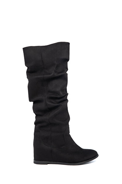 SOHO Černé semišové dámské boty 13824