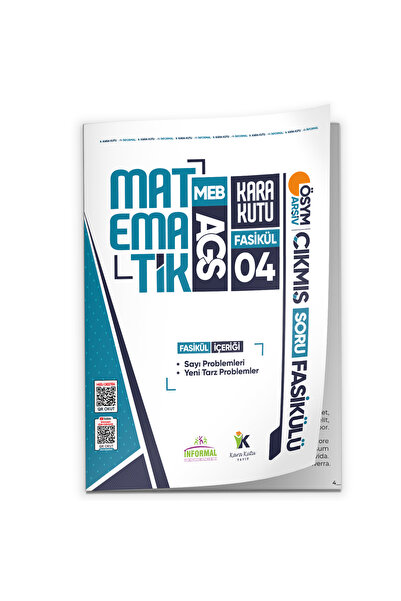 Karakutu Yayınları 2026 MEB AGS Matematik Kara Kutu 4.Fasikül ÖSYM Çıkmış Sor...