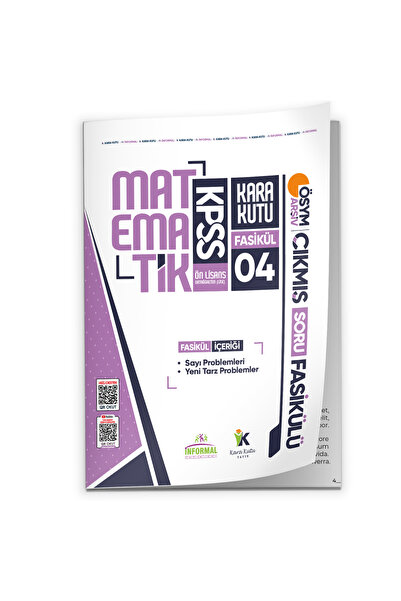 Karakutu Yayınları 2026 KPSS Ön Lisans Matematik Kara Kutu 4.Fasikül ÖSYM Çık...