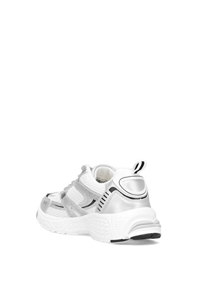 lumberjack 101939240 5m Pentagon 5Fx Women's Classic Sneaker White - Silver