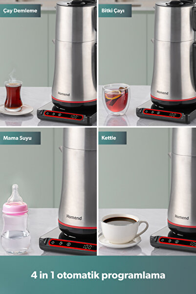 HOMEND Teabot 1786H Talking Automatic Tea Maker Black