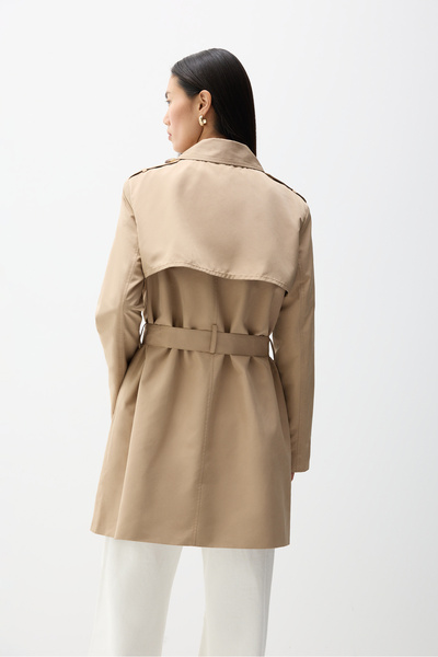 LEFTIES Dámský oversize trenčkot s páskem