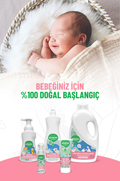 Siveno %100 Doğal Yenidoğan Bebek Çocuk Günlük Bakım Seti