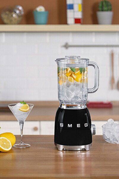 SMEG 50's Style Retro Siyah Smoothie Blender Blf03bleu