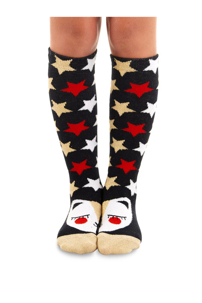 MSHB&G Glittery Cat Girl's Knee Socks