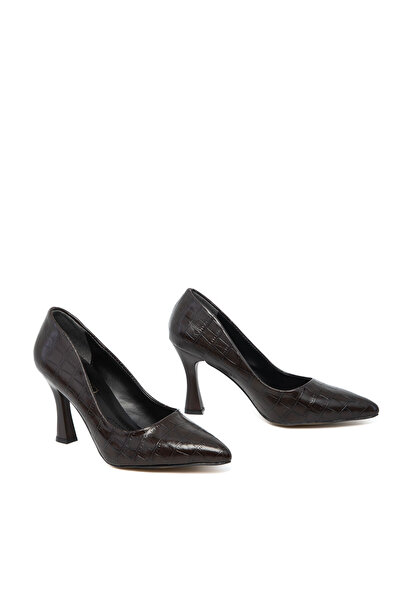 SOHO Brown Krako Women's Classic Heeled Shoes 16002