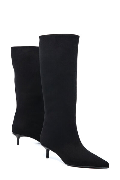 SOHO Black Suede Women's Boots 21197