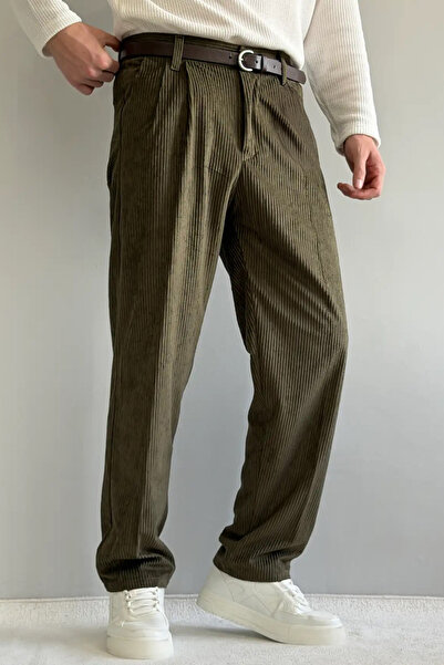 Trendyol Collection Khaki Men's Trousers Tmnaw26Pl00022