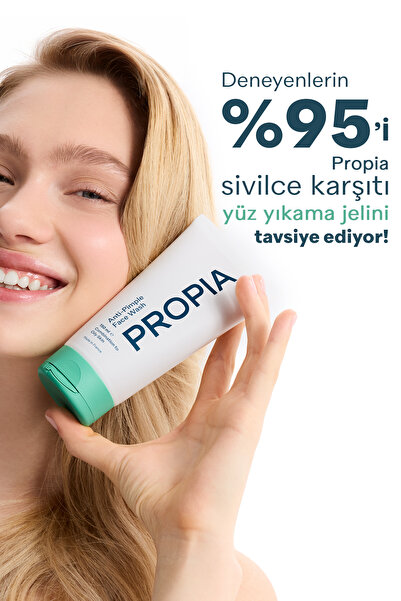 Propia Karma Yağlı Akne Eğilimli Cilt için Sivilce Siyah Nokta Karşıtı Arındırıcı Yüz Temizleme Jeli 150ml