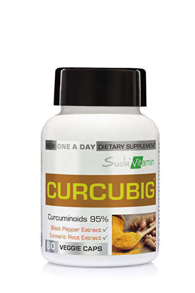 Suda Vitamin Curcubig Zerdeçal + Karabiber Ekstresi,Bağışıklık Desteği  | 60 Kapsül