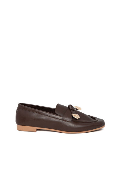 SOHO Braune Damen-Loafer-Schuhe 21162