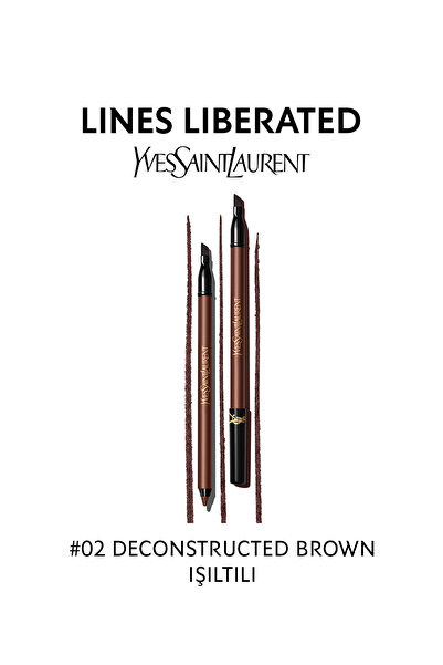 Yves Saint Laurent Lines Liberated Suya Dayanıklı Göz Kalemi 02 Deconstructed...