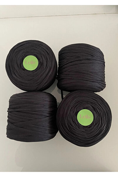 Leila Design Ață din bumbac pieptănat neagră (600-650GR) Prețul este pentru 4...