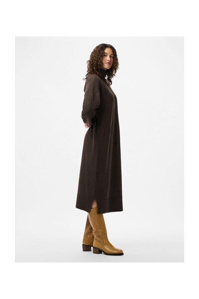 PIECES Rochie tricotată cu gât rulat PCMALOU LS NOOS BC