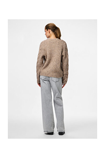 PIECES PCNINA LS V-nyakú kötött kardigán noos bc