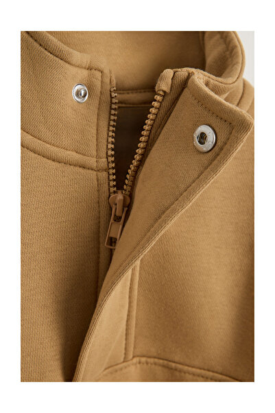 LEFTIES Kids Sweatshirt with Zip-Up Collar